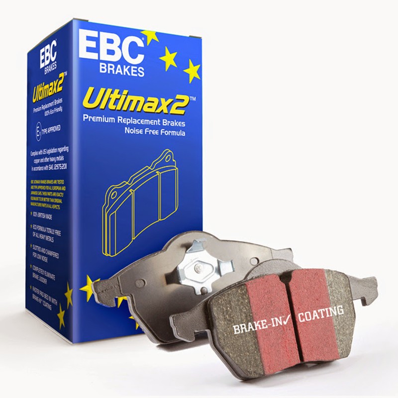 EBC Ultimax6497DP662/2 Phantom Vortex Gtr 2.7, pastillas traseras de freno